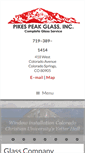 Mobile Screenshot of pikespeakglass.com